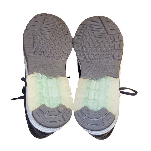 Mephisto Marek Men's Size 10 Dark Brown Leather Casual Sneaker Low Top Run Off - Picture 5 of 6